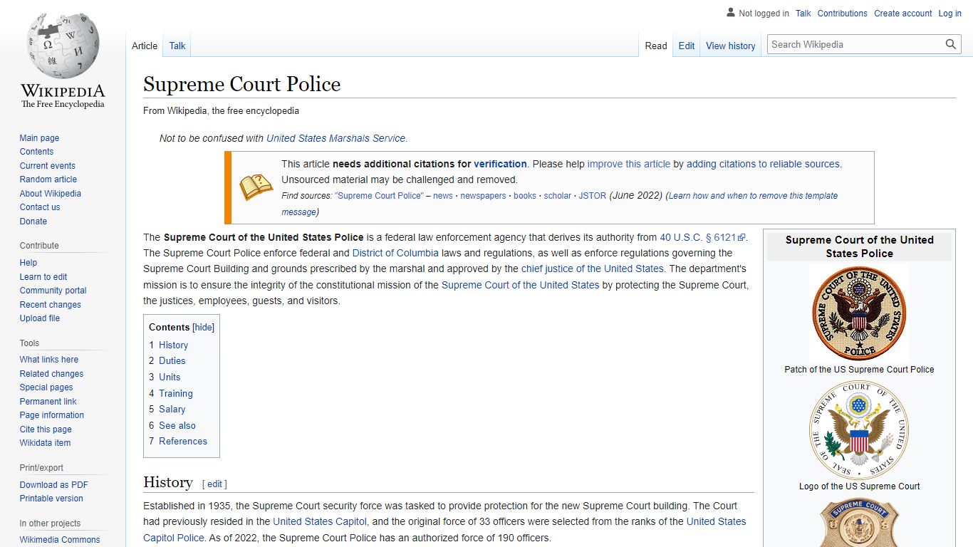 Supreme Court Police - Wikipedia