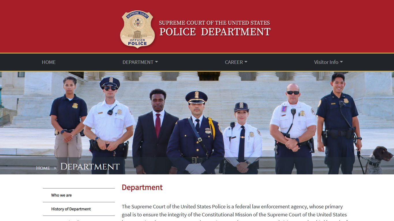 Supreme Court of the United States Police Department